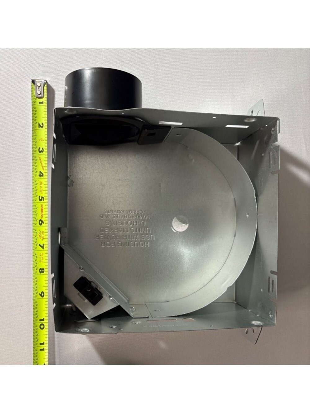Broan-NuTone Bathroom Exhaust Housing Replacement Fan Galvanized Steel Housing - Picture 13 of 13